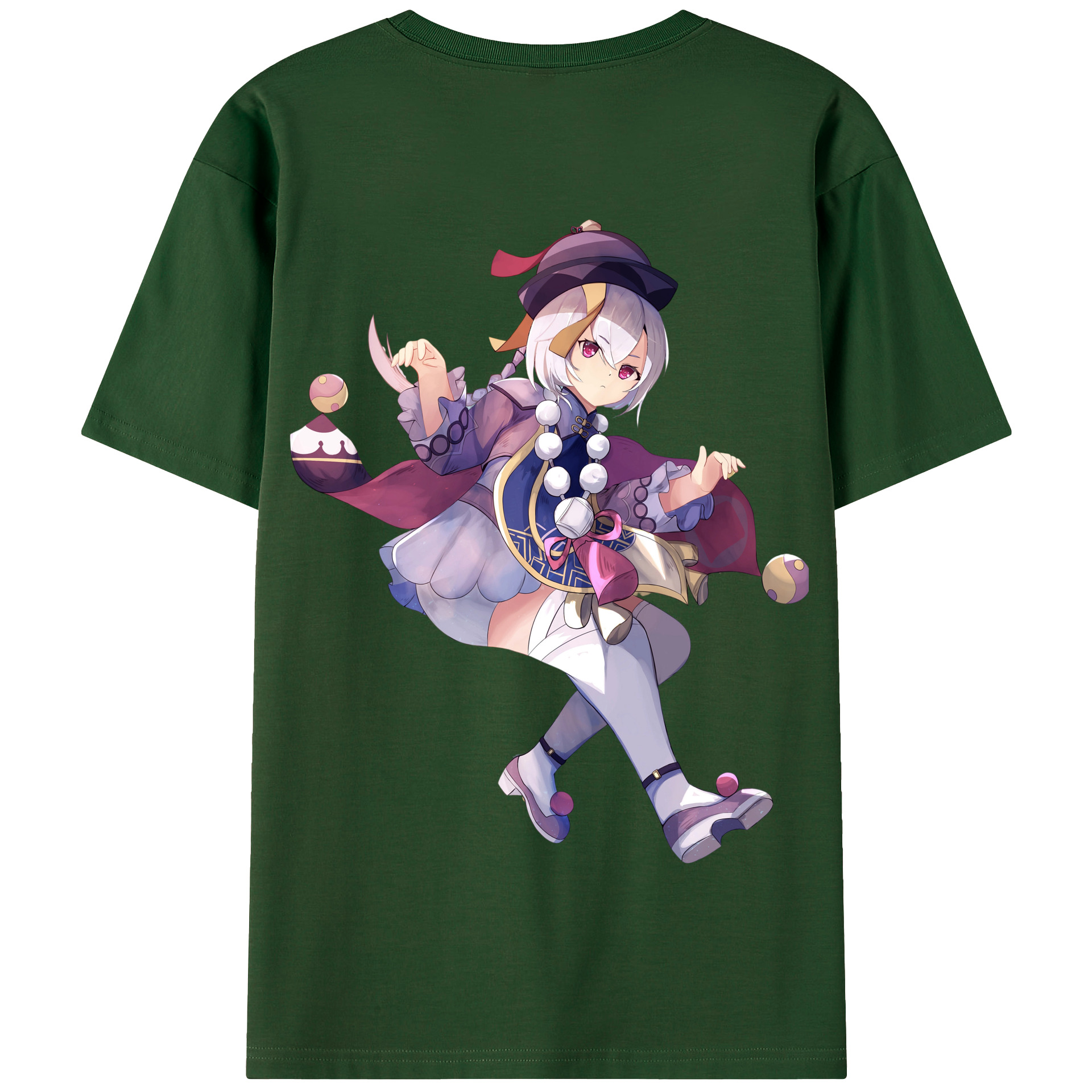 げんし神 七七 なな  genshin Nana 綿100％半袖Tシャツ（背面プリント）